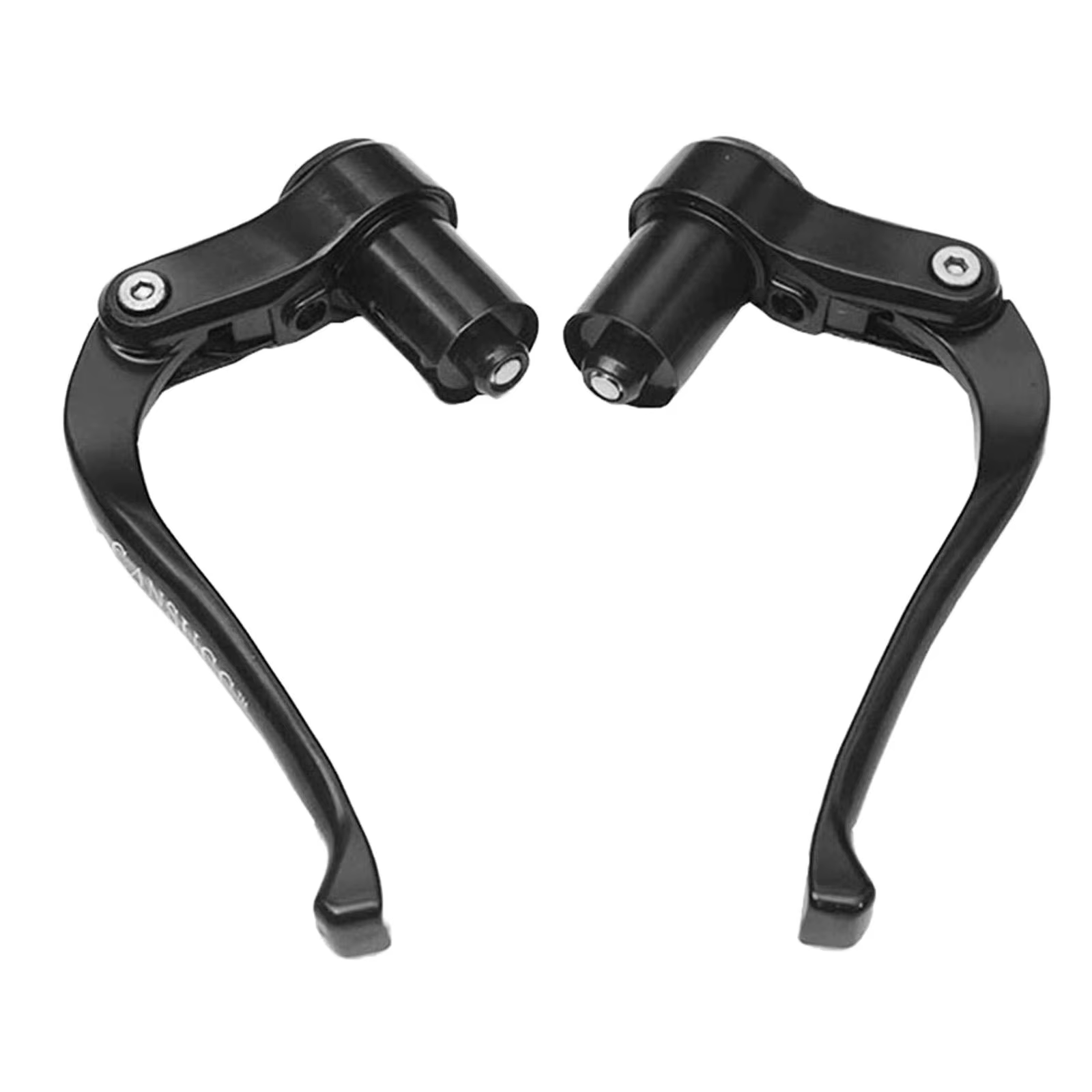 Jeu de 2 leviers, freins de guidon d'extrémité de barre, accessoire en alliage d'aluminium, vélo de 