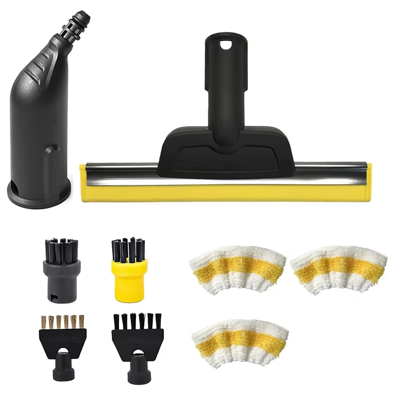 Raclette de fenêtre en tissu Microfibre, brosses rondes pour Karcher SC1 SC2 SC3 SC4 SC5, accessoire