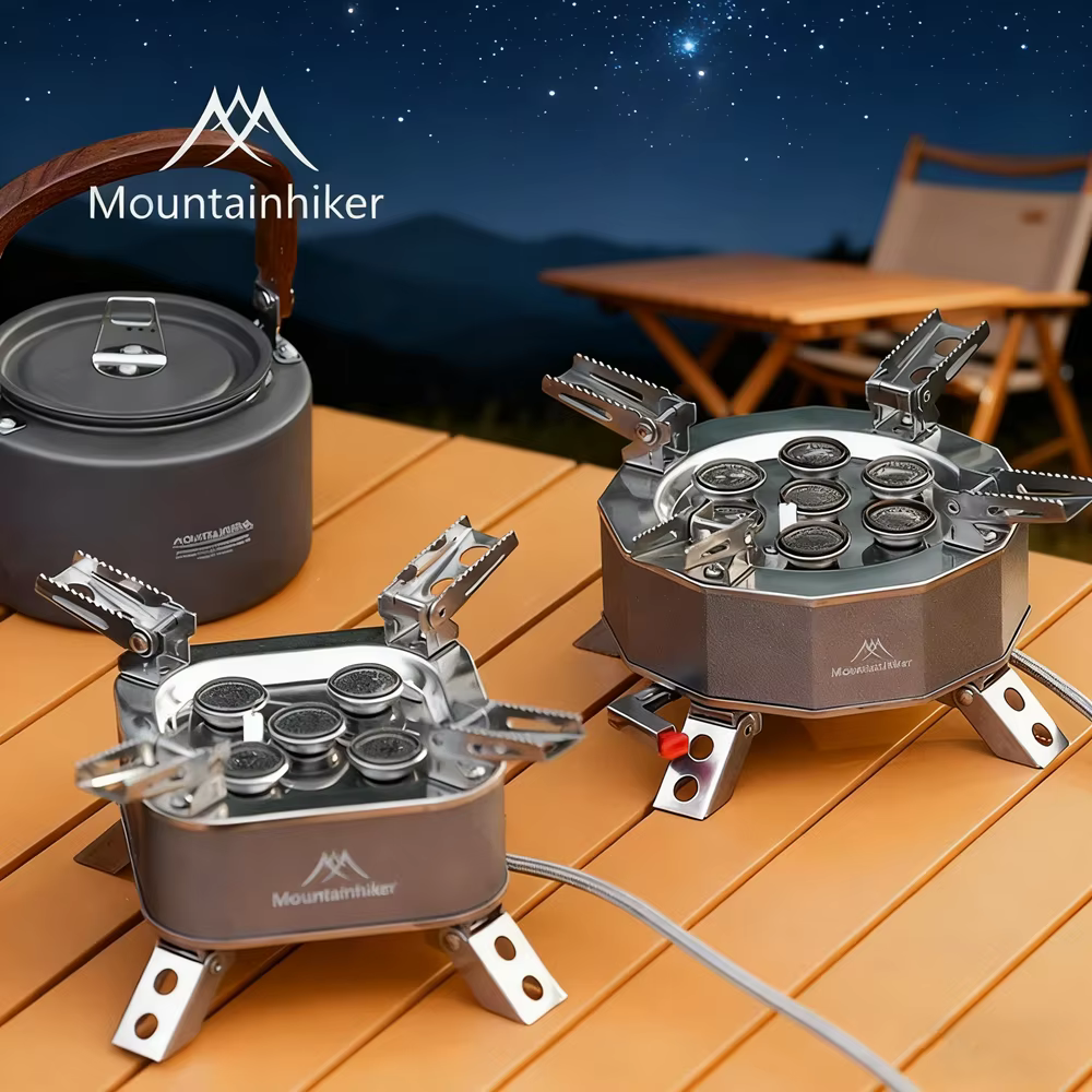 Mountainhiker – brûleur de Camping en plein air 19800w, poêle à gaz sept étoiles, four Portable de r