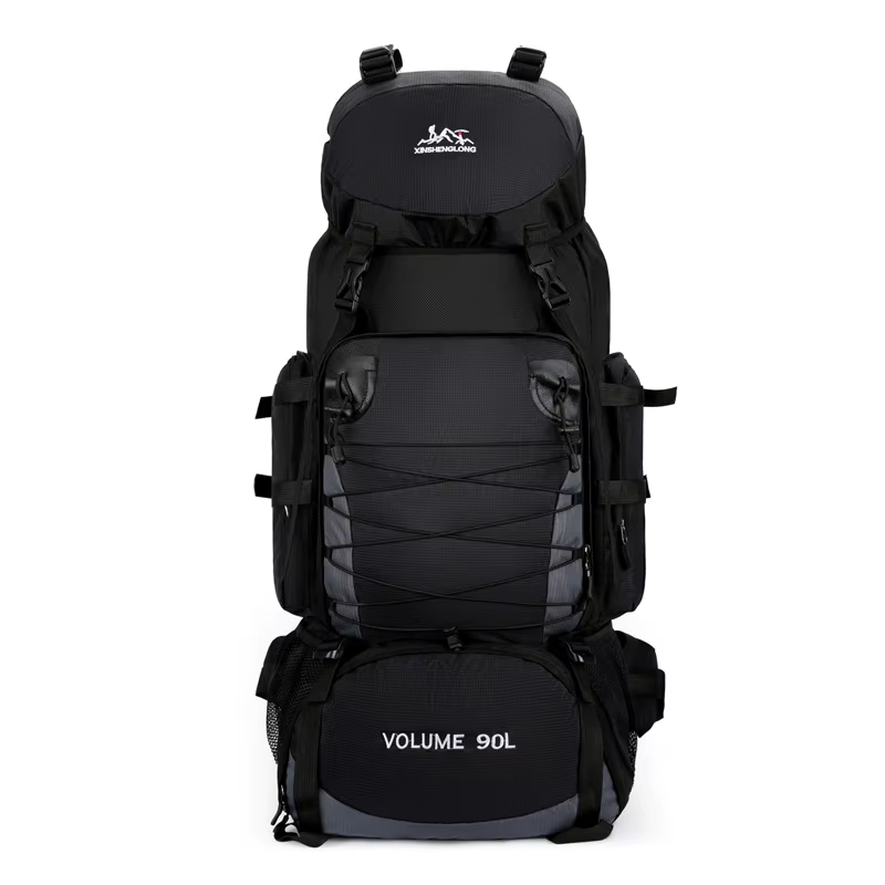 Sac à dos de randonnée imperméable Molle 90L pour l'extérieur, sac à dos sport à double bandoulière,