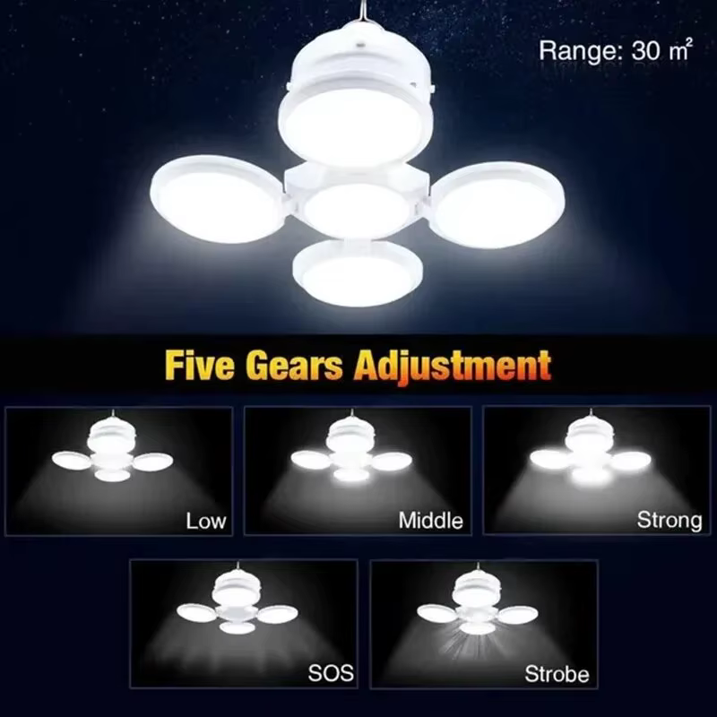 Lanterne solaire portative de Camping Led Rechargeable lampe de tente suspendue extérieure ampoules