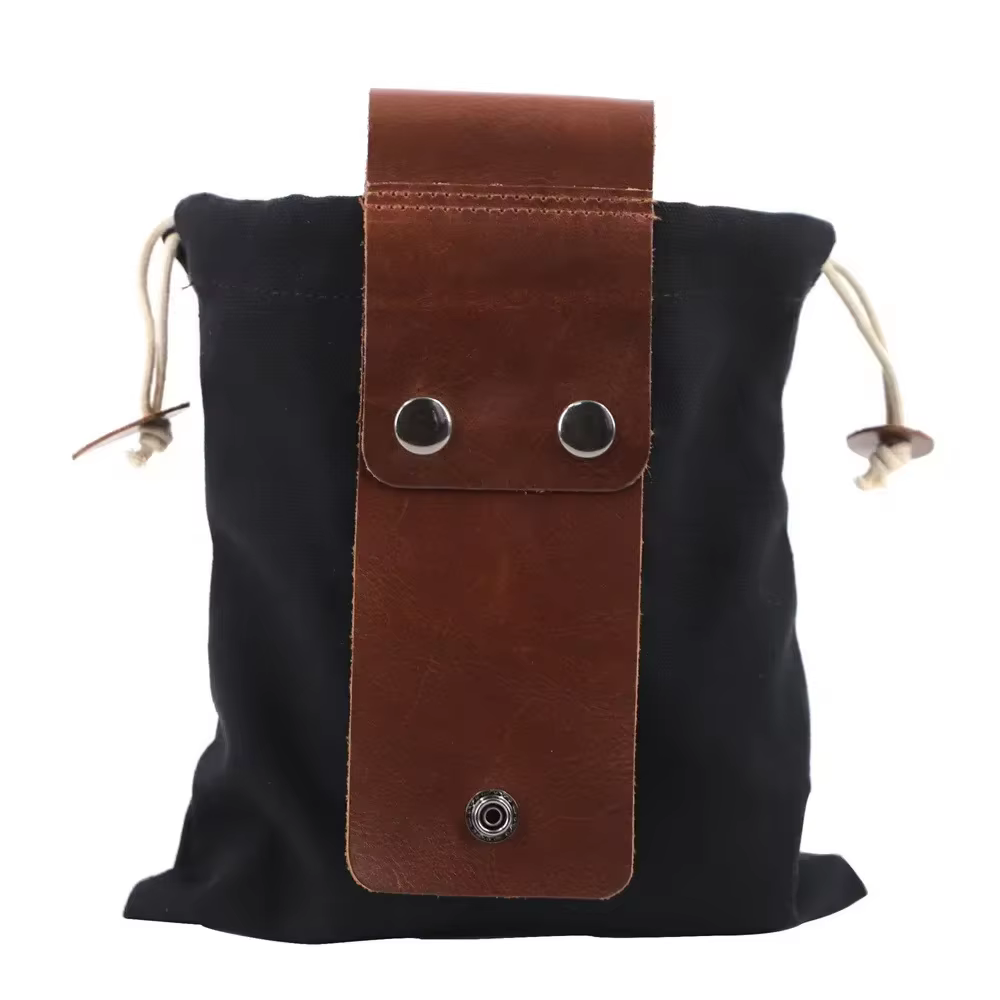 Étui de recherche de nourriture en plein air, sac de brousse en cuir, récolte de légumes, jardin, cu