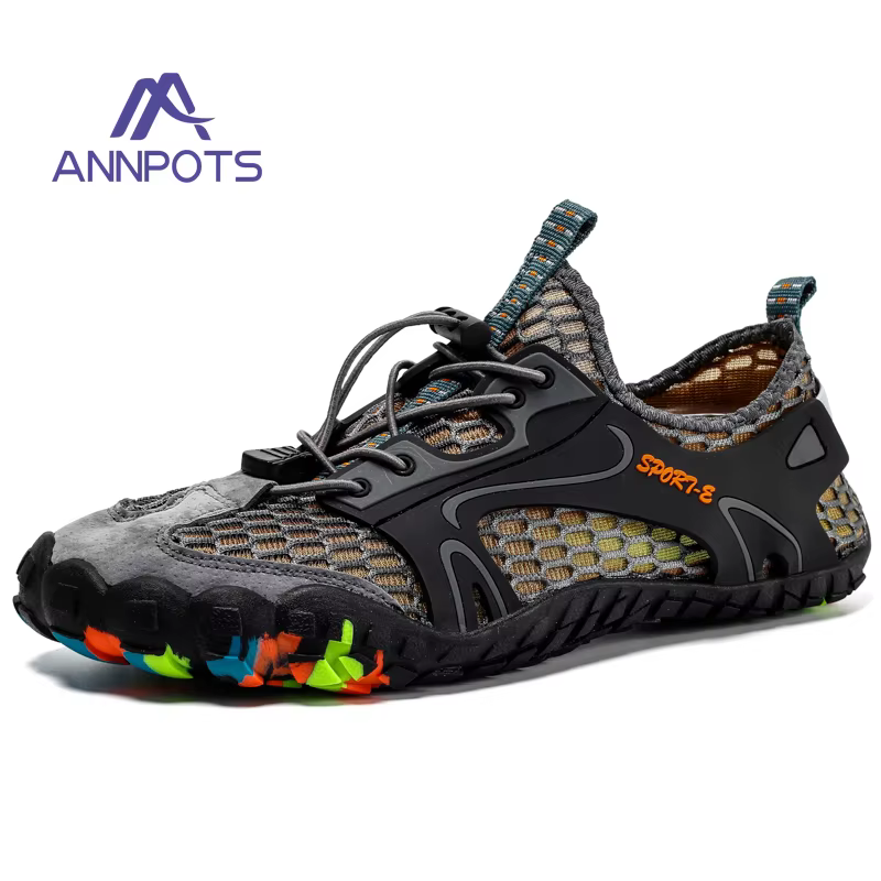 Chaussures d'eau respirantes à séchage rapide pour hommes et femmes, chaussures de plage antidérapan