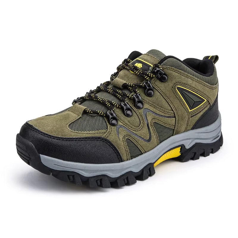 Chaussures de randonnée tout-terrain gris bleu pour hommes, durables, antidérapantes, respirantes, p