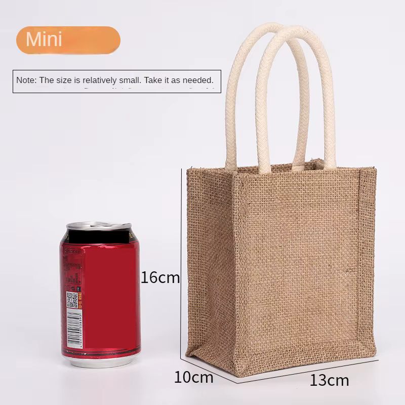 Sacs à main fourre-tout en lin vintage pour femmes, grands sacs à main de plage d'été, cuillère à so