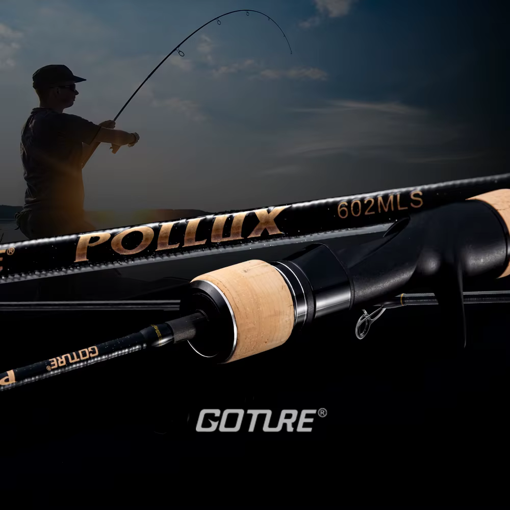 Canne à pêche Goture Pollux Slow Jigging 1,83 m, anneaux Fuji Japon, carbone 30T de qualité, canne d