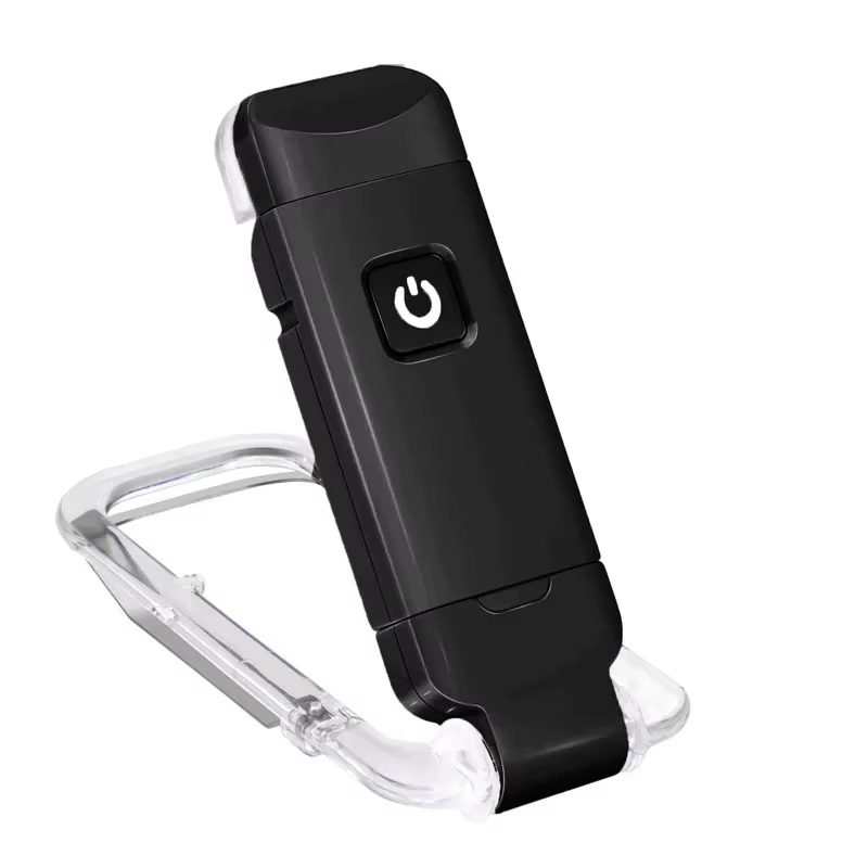 Lampe de lecture à clipser pour livre, 3 modes de gradation, LED rechargeable USB, protection des ye