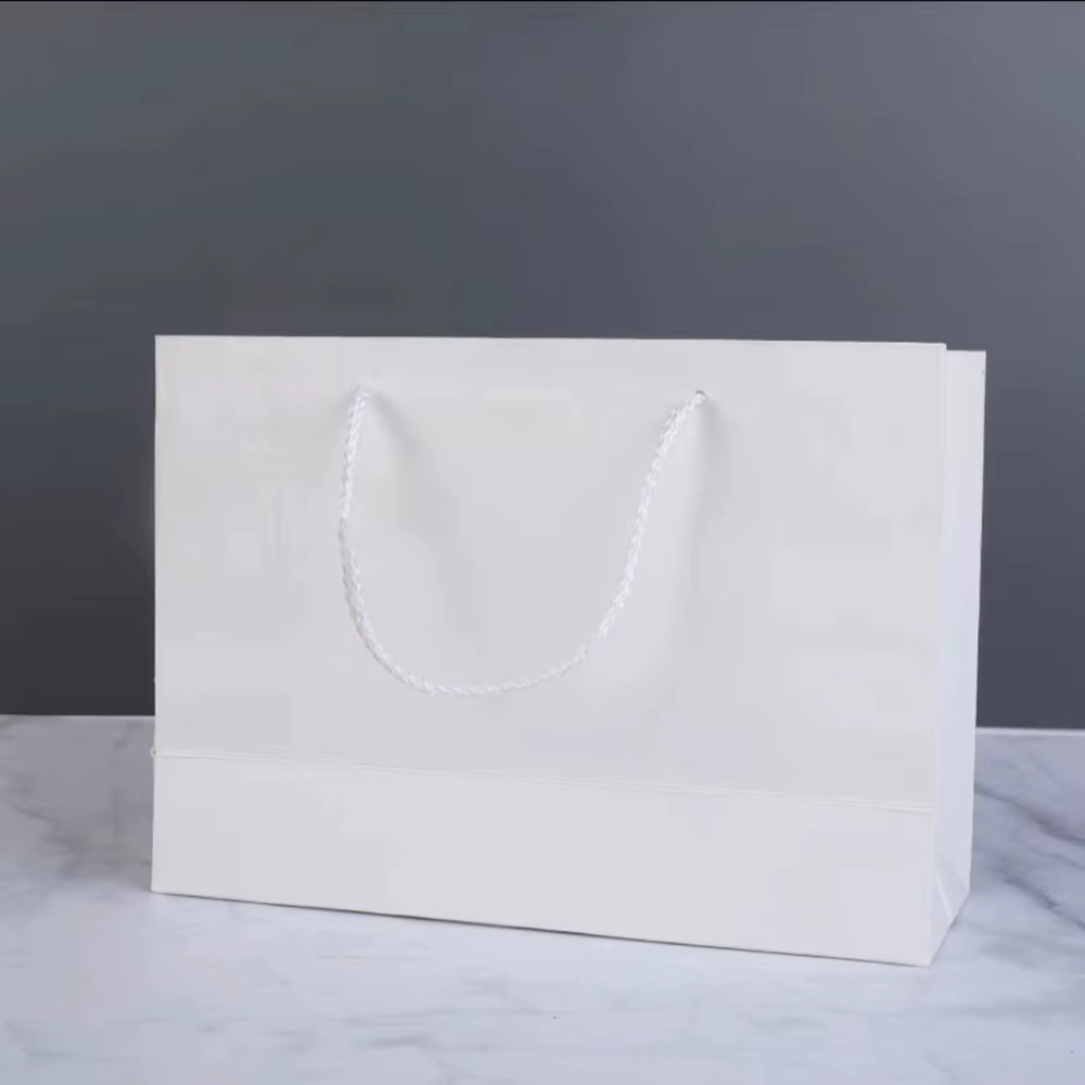 Sac d'Emballage en Papier avec Logo Personnalisé, Sacoche de Shopping d'Affaires, Cadeaux de ix, Imp