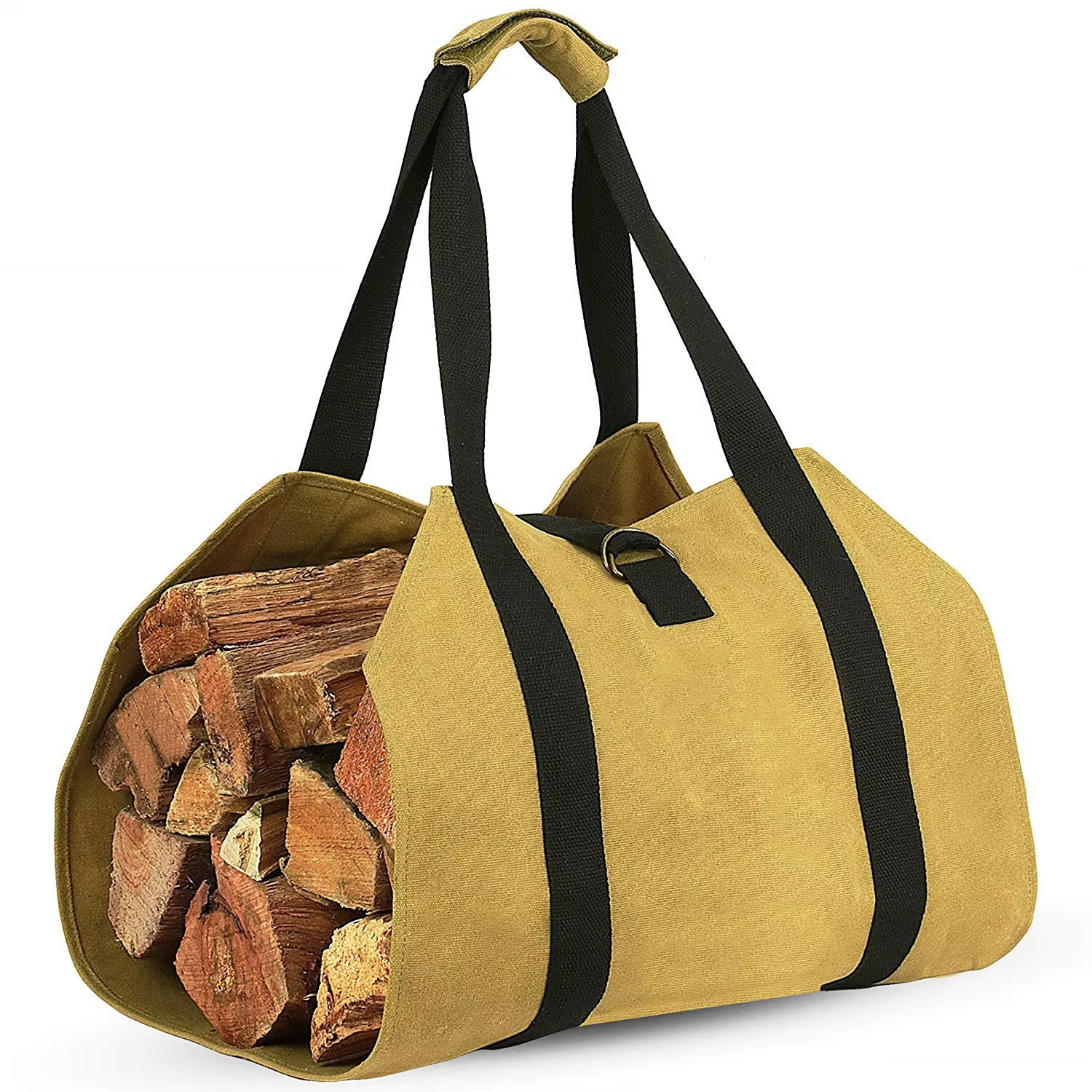 Sac de rangement de bois de chauffage de grande capacité, porte-bûches en bois étanche et résistant 
