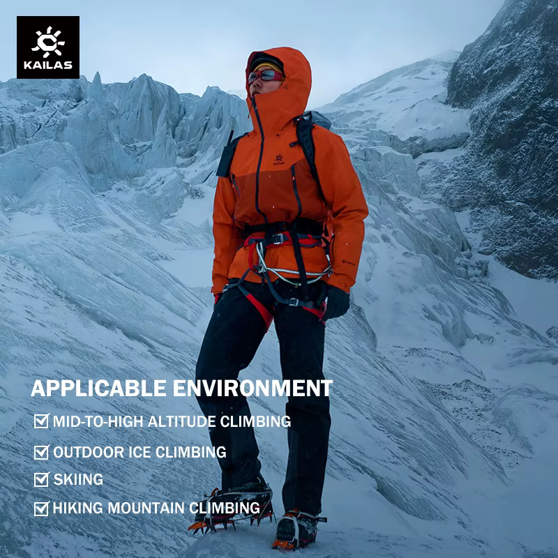 KAILAS Mont-X veste à coque rigide GTX manteaux à capuche imperméables de pluie vestes d'alpinisme p