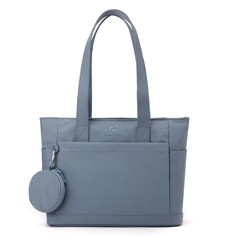 Sac de banlieue en nylon imperméable à bandoulière, grande capacité, multi-poches, léger et simple, 