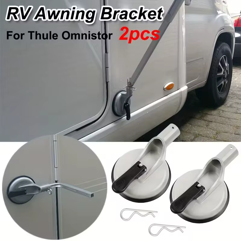 Support de fixation pour auvent Thule Omnistor RV, 2 pièces, compatible avec les camping-cars, vento