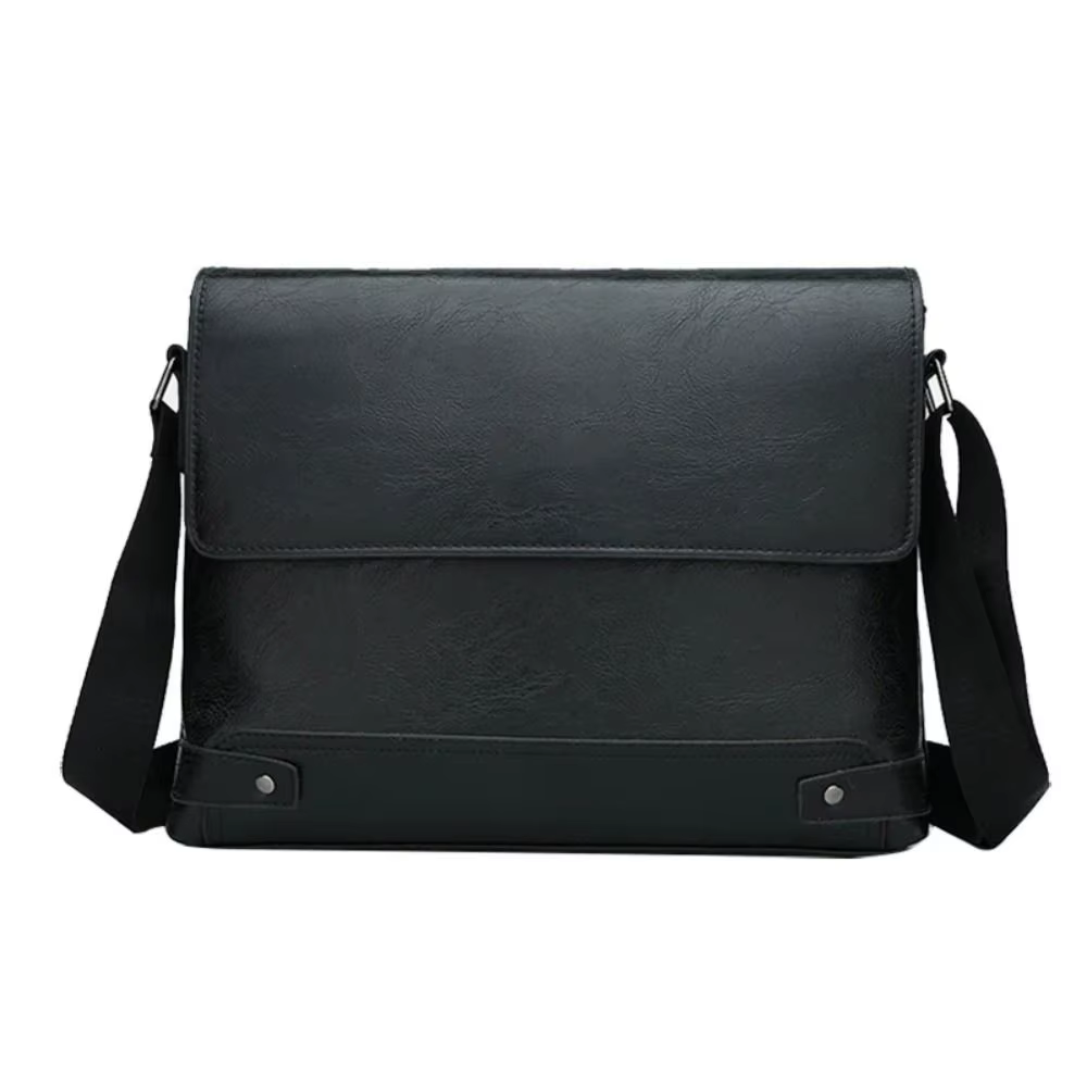 Porte-documents pour hommes en cuir PU fourre-tout Boston pour ordinateur portable épaule exécutif t