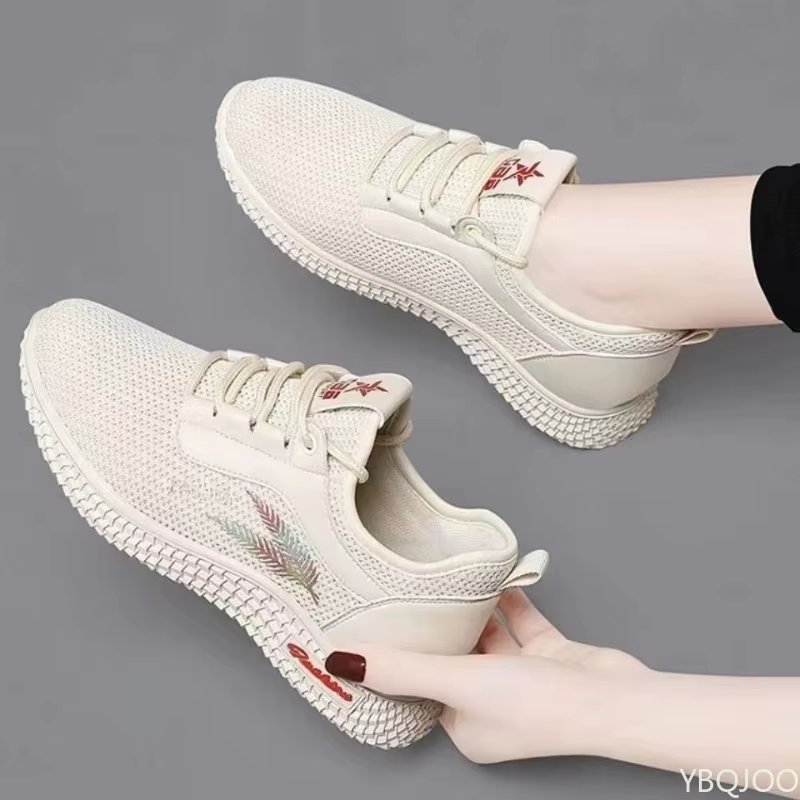 Chaussures respirantes 2025 – Baskets plates polyvalentes et tendance pour femme, résistantes à l'us