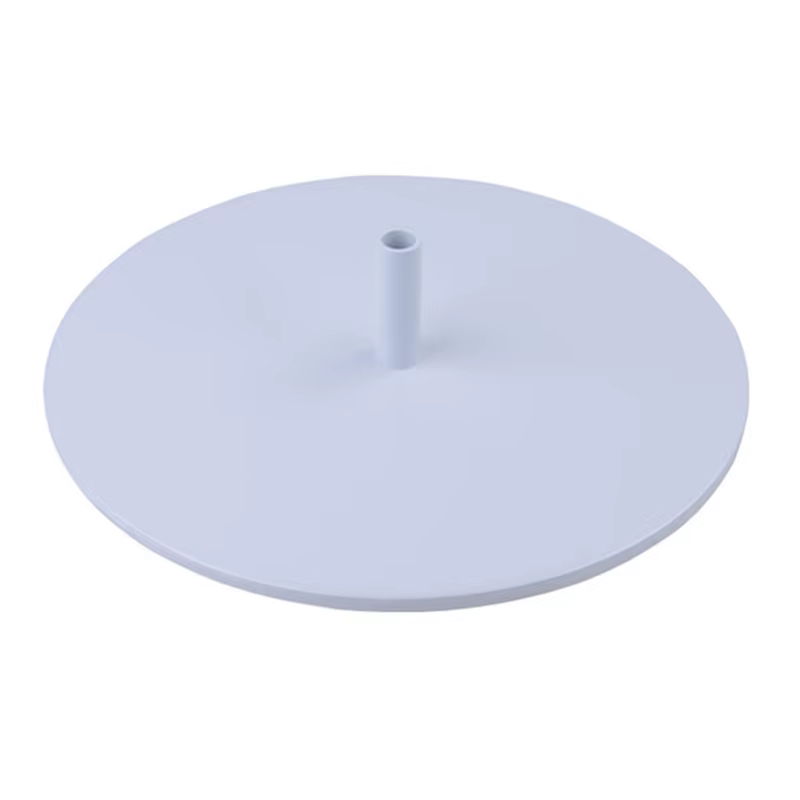 Base Ronde Entièrement Métallique pour Lampe de Travail LED, Accessoire de Lampe de Table Robuste, L