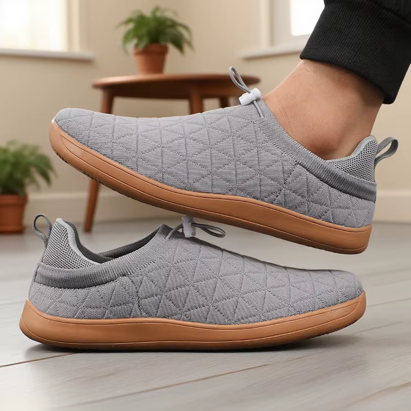 Nouveaux hommes pieds nus chaussures large orteil boîte minimaliste anti-dérapant chaussures de marc