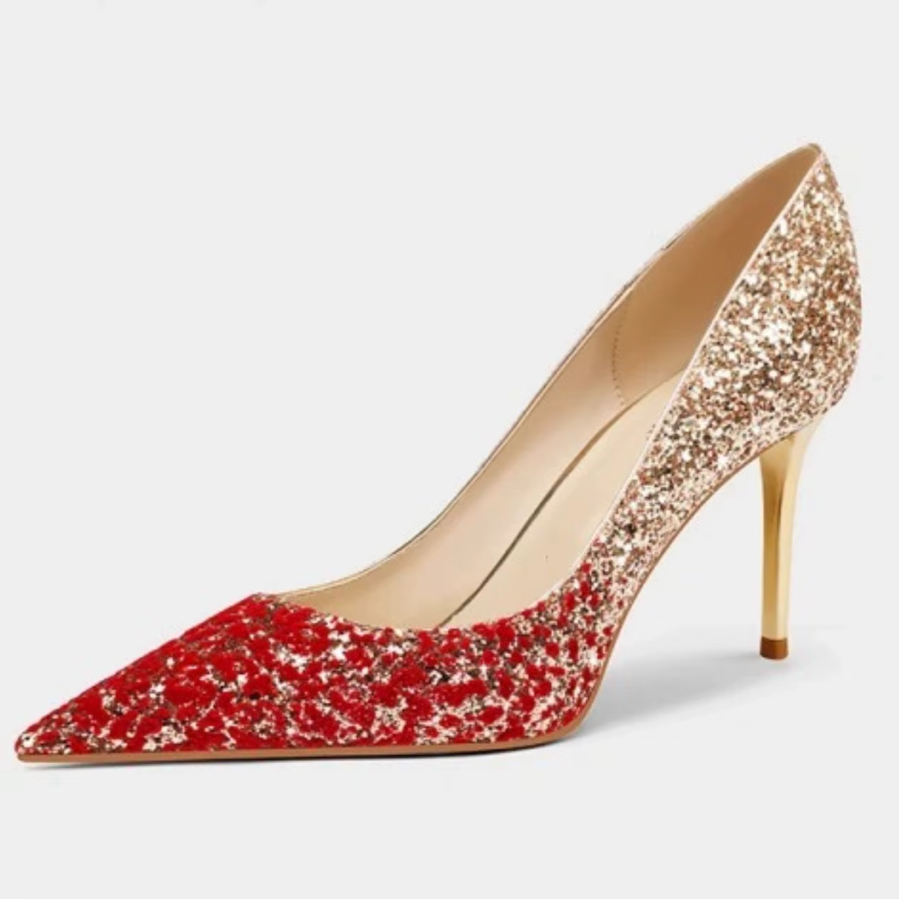 Chaussures de mariage de luxe pour femmes, nouvelle mode, talons hauts à bout pointu, élégantes, déc