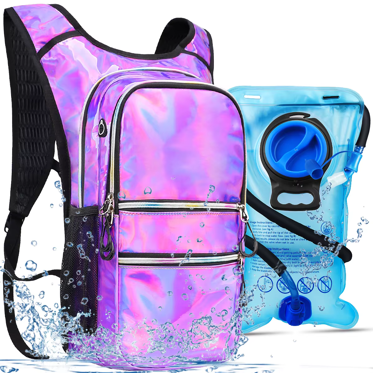 Sac à dos étanche Portable pour vélo, avec couche isolée, sac d'eau de 3l, pour Sport de plein air, 