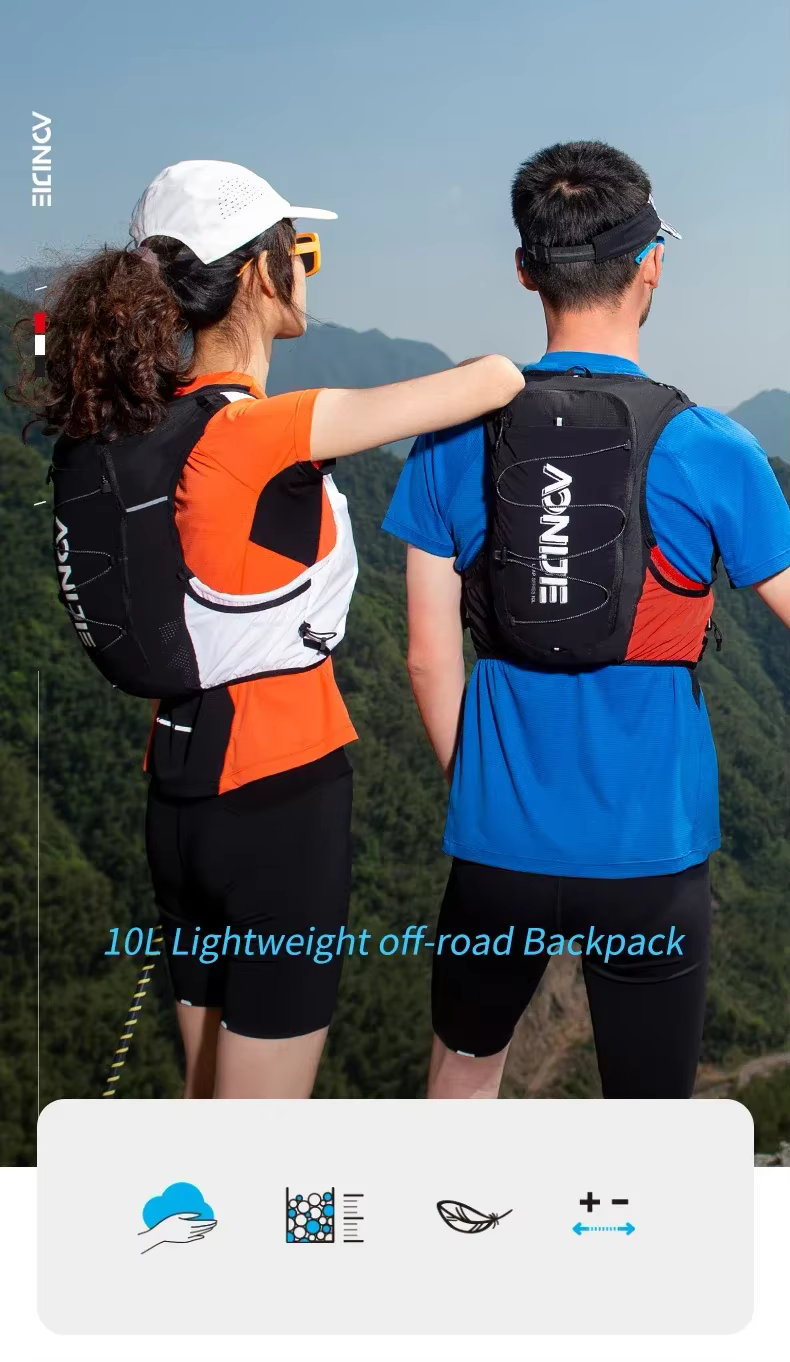 AONIJIE C9116 unisexe 10L sport course sac à dos léger tout-terrain hydratation Pack gilet randonnée