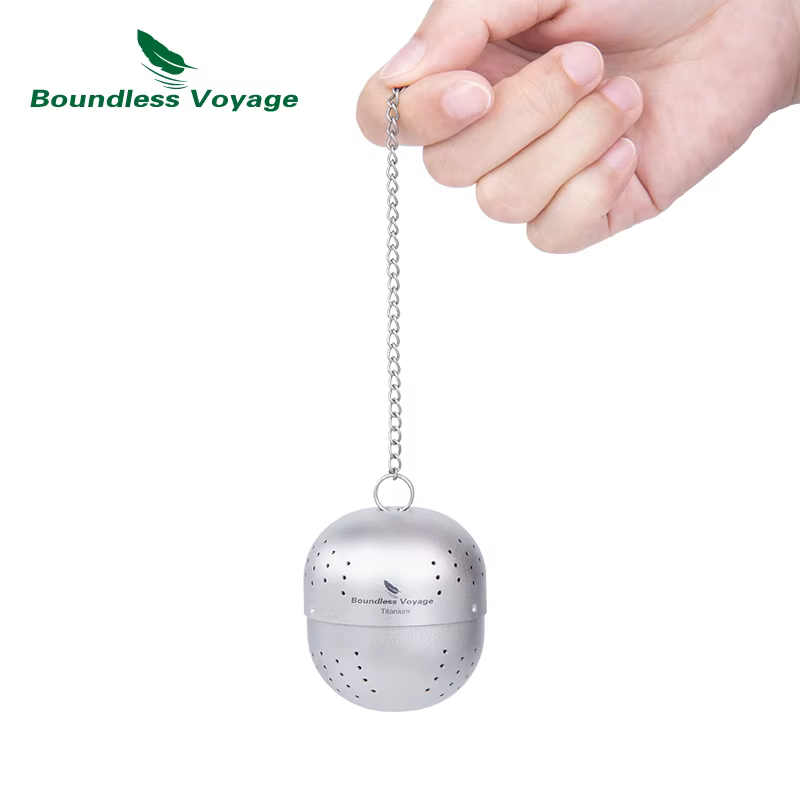 Infuseur à thé en titane, Voyage sans limite, filtre à thé, boule de thé, infuseur pour thé en vrac,