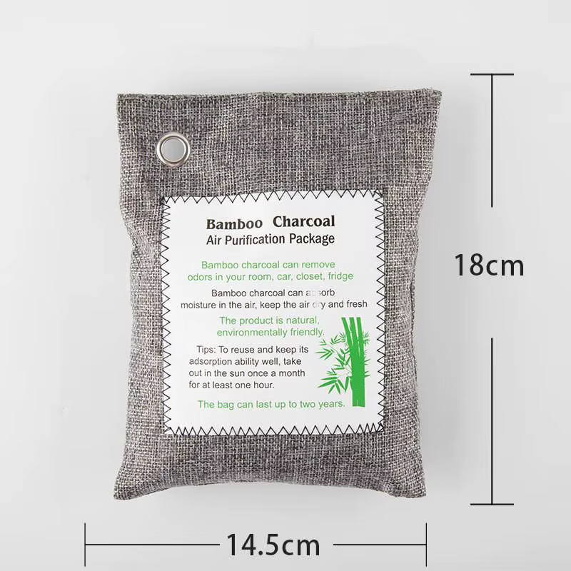 【M】Sacs de charbon actif 200g, déshumidificateur d'air pour voiture, charbon actif de bambou, désodo
