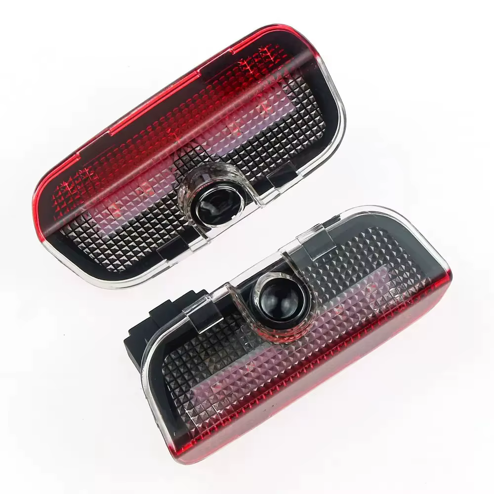 2 lampes LED de bienvenue pour portière de voiture, projecteur laser, logo HD, pour Porsche Macan 95