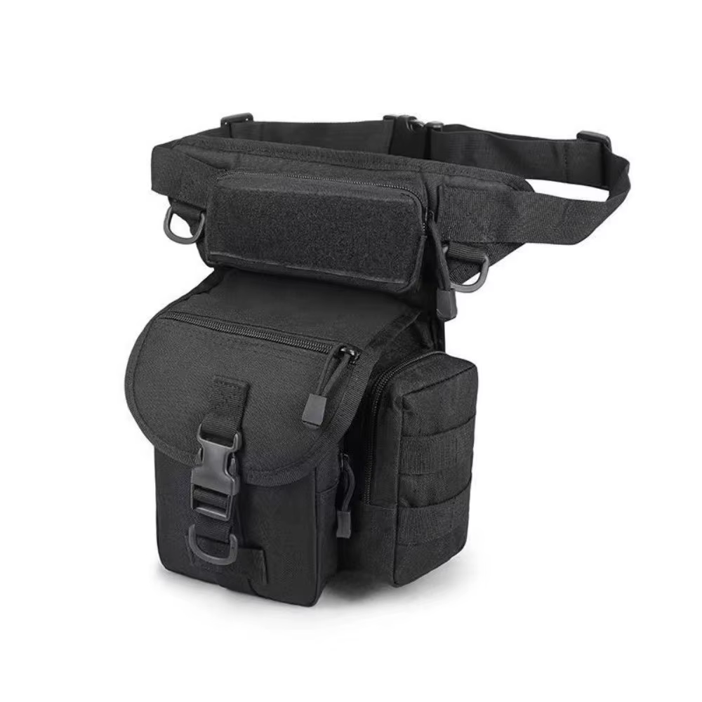 Sac de jambe tombante d'extérieur de grande capacité réglable avec poches latérales sac de taille de