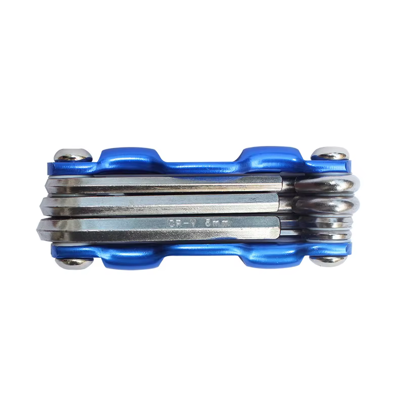 Kit d'outils multi-réparation, outil de vélo Portable, clé Allen pliante, clé hexagonale à rayons, e