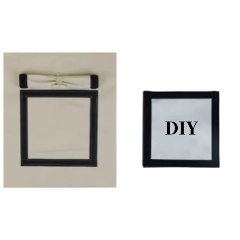 Kit de cric de poêle de tente à double couche avec rabat de pluie, accessoires de gril en fibre de v