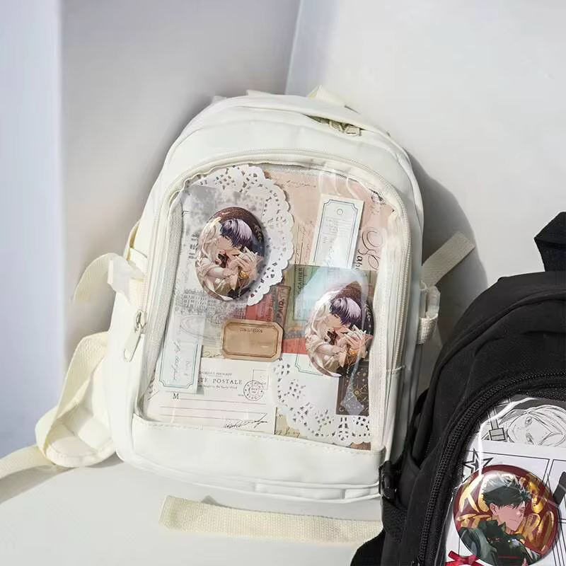 Sac à dos mini Y2K mignon pour femme, sac ItaBag tendance, sac à dos transparent pour fille, sac à d