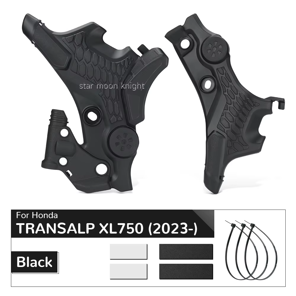 Accessoires de moto pour HONDA TRANSALP XL750 XL 750 2023 2024, une paire de couvercles de plaque de