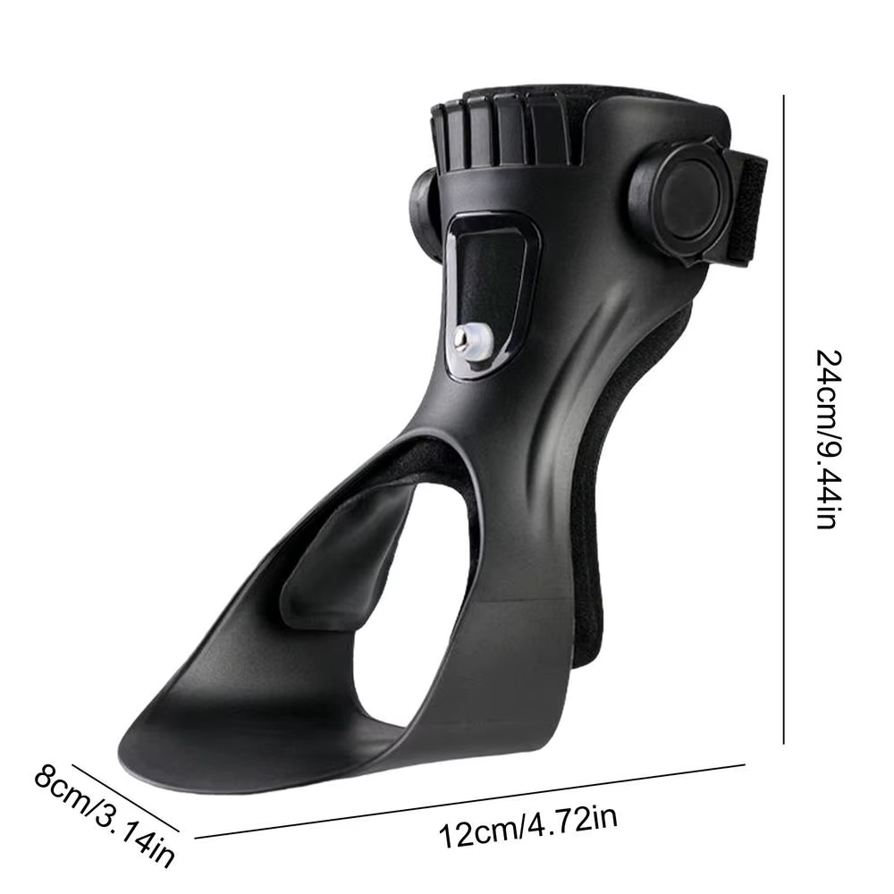 Orthèse de cheville pour pied tombant avec boucle réglable confortable pour hémiplégie, AVC, chaussu