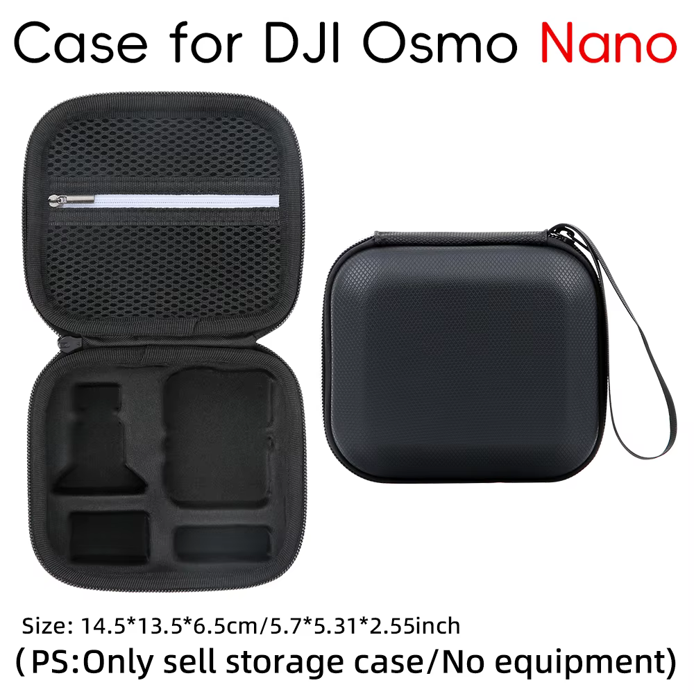 Mini sac de rangement Portable en PU pour DJI OSMO NANO, mallette de voyage, boîte rigide pour acces