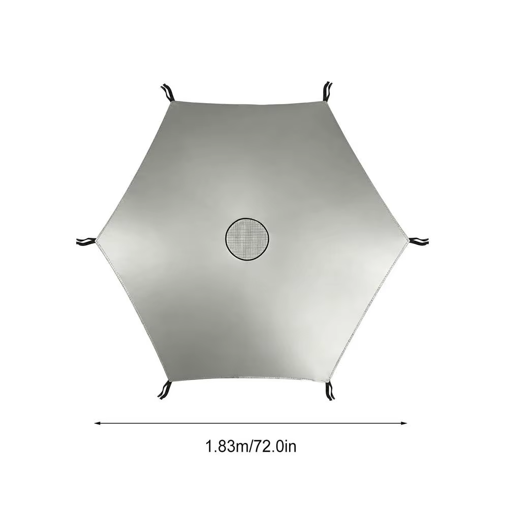 Bâche de protection imperméable pour trampoline, toile pare-soleil, protection contre les feuilles,