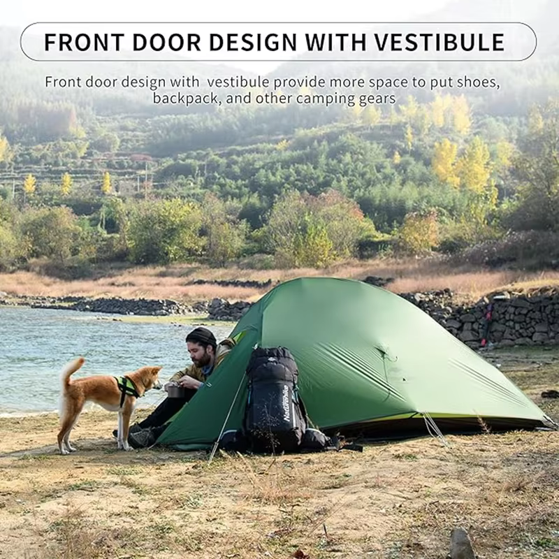 Tente ultralégère Naturehike Cloud Up 2 Pro pour 2 personnes, imperméable, pour randonnée, plage, ca
