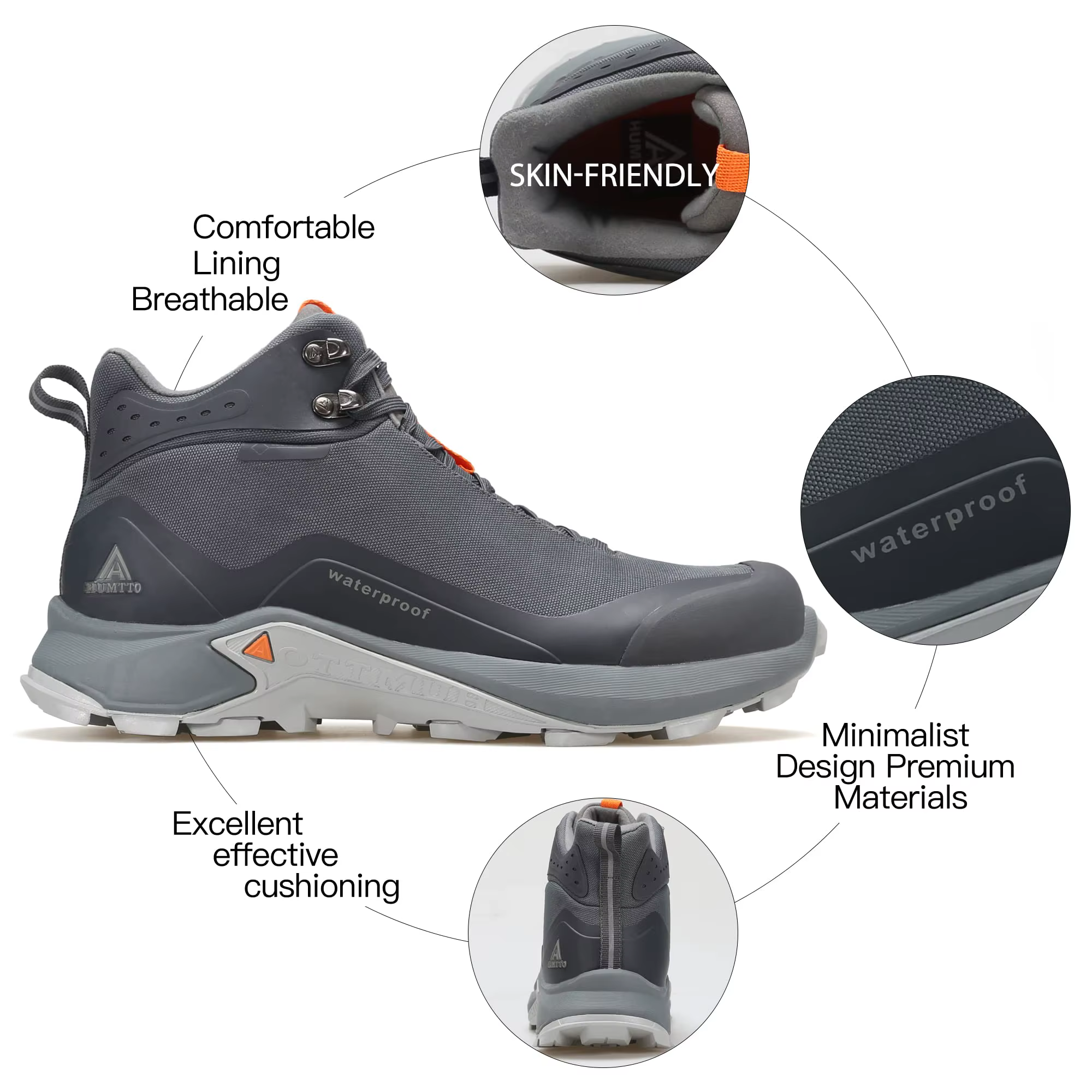 HUMTTO imperméable randonnée bottines Sports d'hiver Trekking chaussures pour hommes de luxe concept