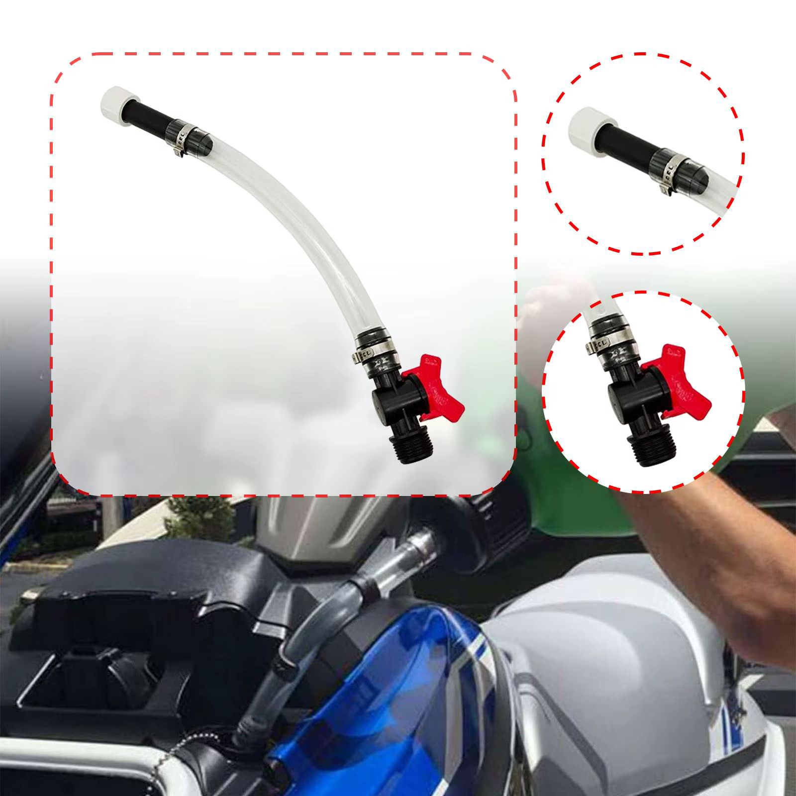 Tuyau de remplissage pour canettes de gaz, accessoire Portable et facile à utiliser