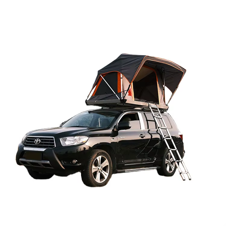 Tente de toit de voiture pliable en aluminium, voyage familial, Camping en plein air, Suv, étanche
