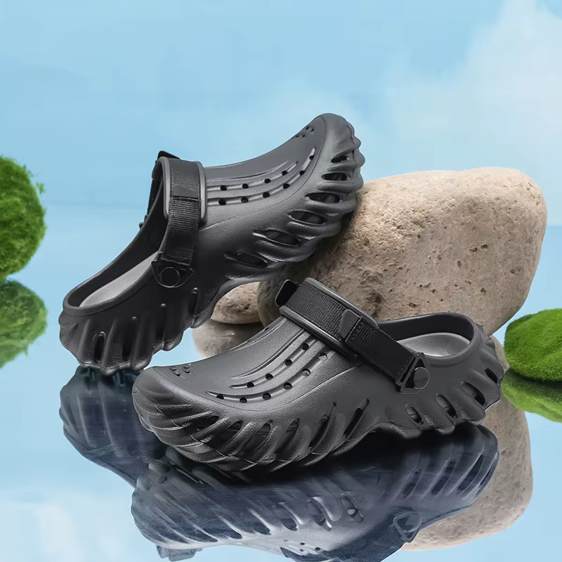 Chaussures à enfiler pour hommes de marque - Chaussures perforées souples et confortables, imperméab
