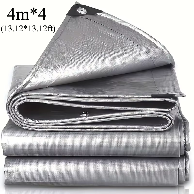 Grande bâche 3m 4x4 5 6 8 10 12 20m 5*5 6x6, bâche étanche personnalisée Camping argent auvent pare-