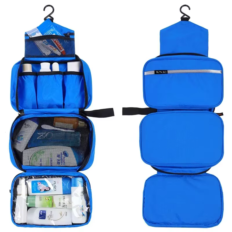 Trousse de toilette suspendue pour hommes, grands sacs à cosmétiques imperméables, organisateur de v