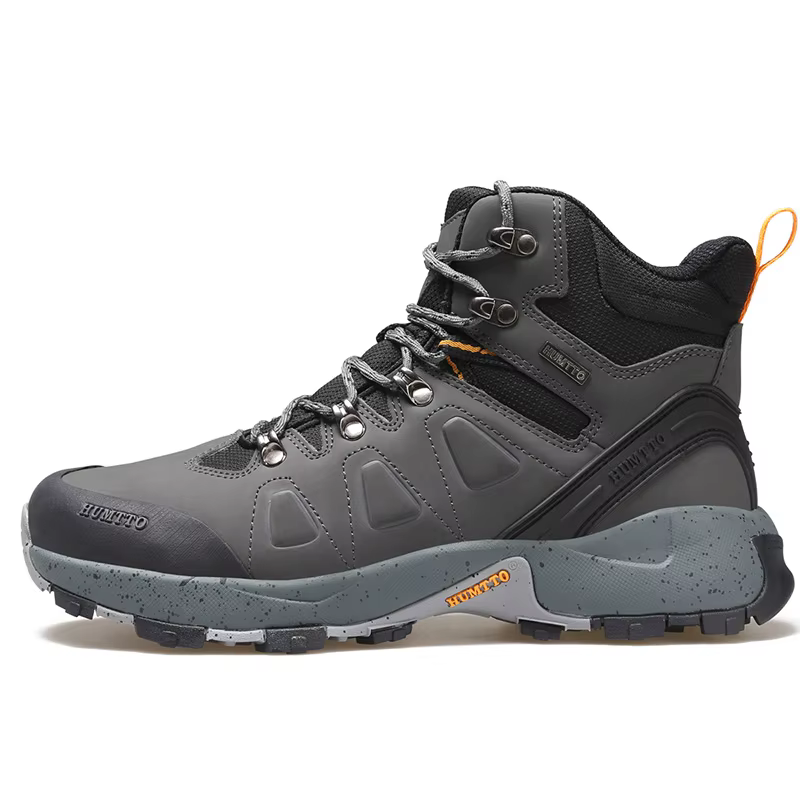 HUMTTO-Chaussures de Randonnée en Cuir pour Homme, Baskets d'Escalade Imperméables, Bottes de dehors