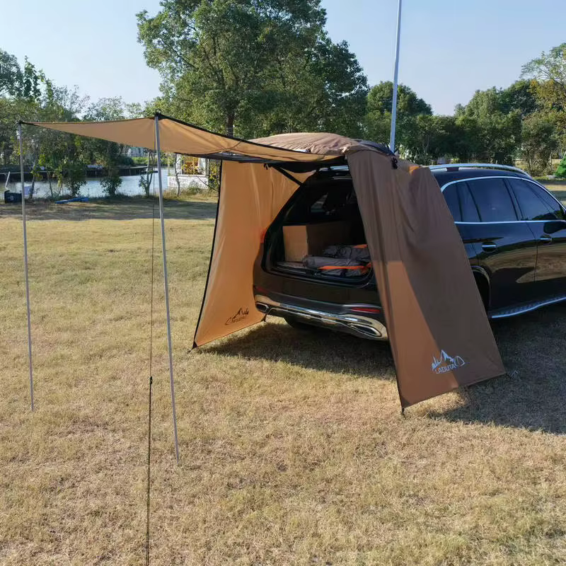 Tente de camping portable pour voiture, auvent de coffre, extension de coffre SUV, imperméable et pa