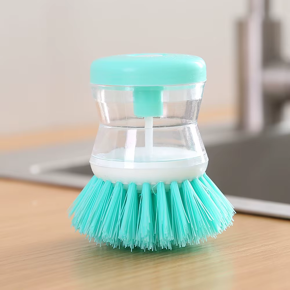 Pot de lavage de cuisine, brosse à vaisselle, ustensiles avec distributeur de savon liquide, accesso