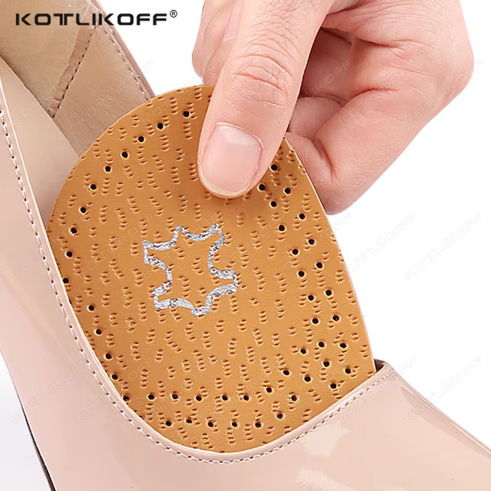 KOTLIKOFF 1/2 paires de demi-semelles intérieures en Latex pour l'avant-pied, Absorption des chocs, 