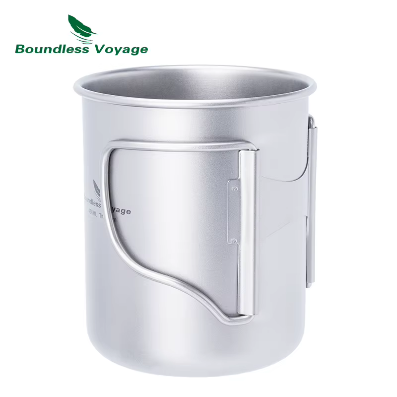 Boundless Voyage-Tasse en Titane avec Filtre, Tasse à Café, Thé, Portable, observateur, Camping en P