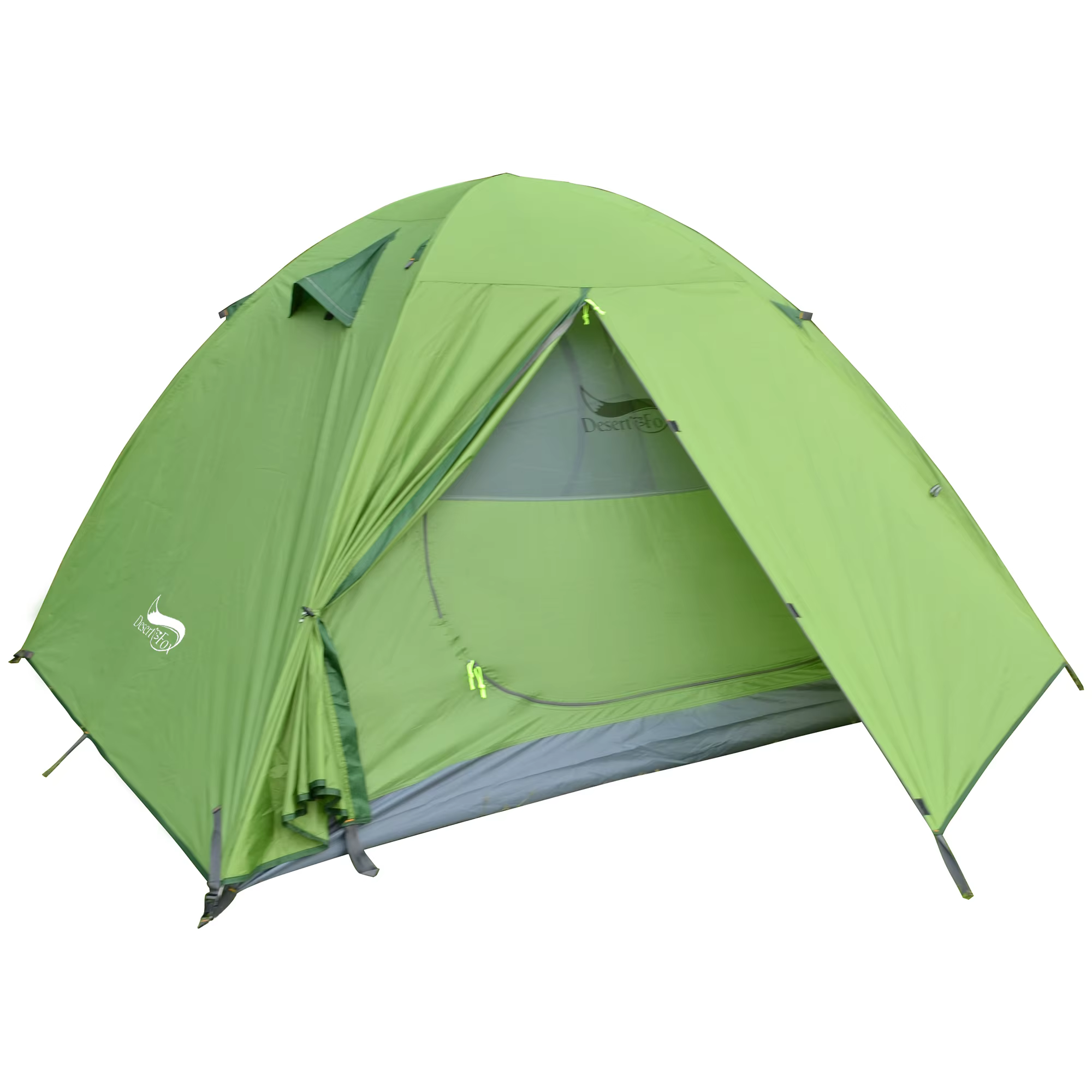 Desert Fox Tente de Camping Légère et Étanche pour l'Extérieur, 3 Saisons, Randonnée Familiale, 1/2/