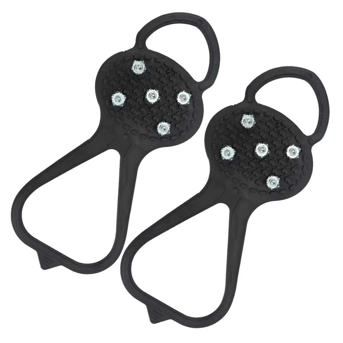 1 paire 5 goujons anti-dérapant glace neige Camping chaussures de marche bottes de sécurité d'hiver 