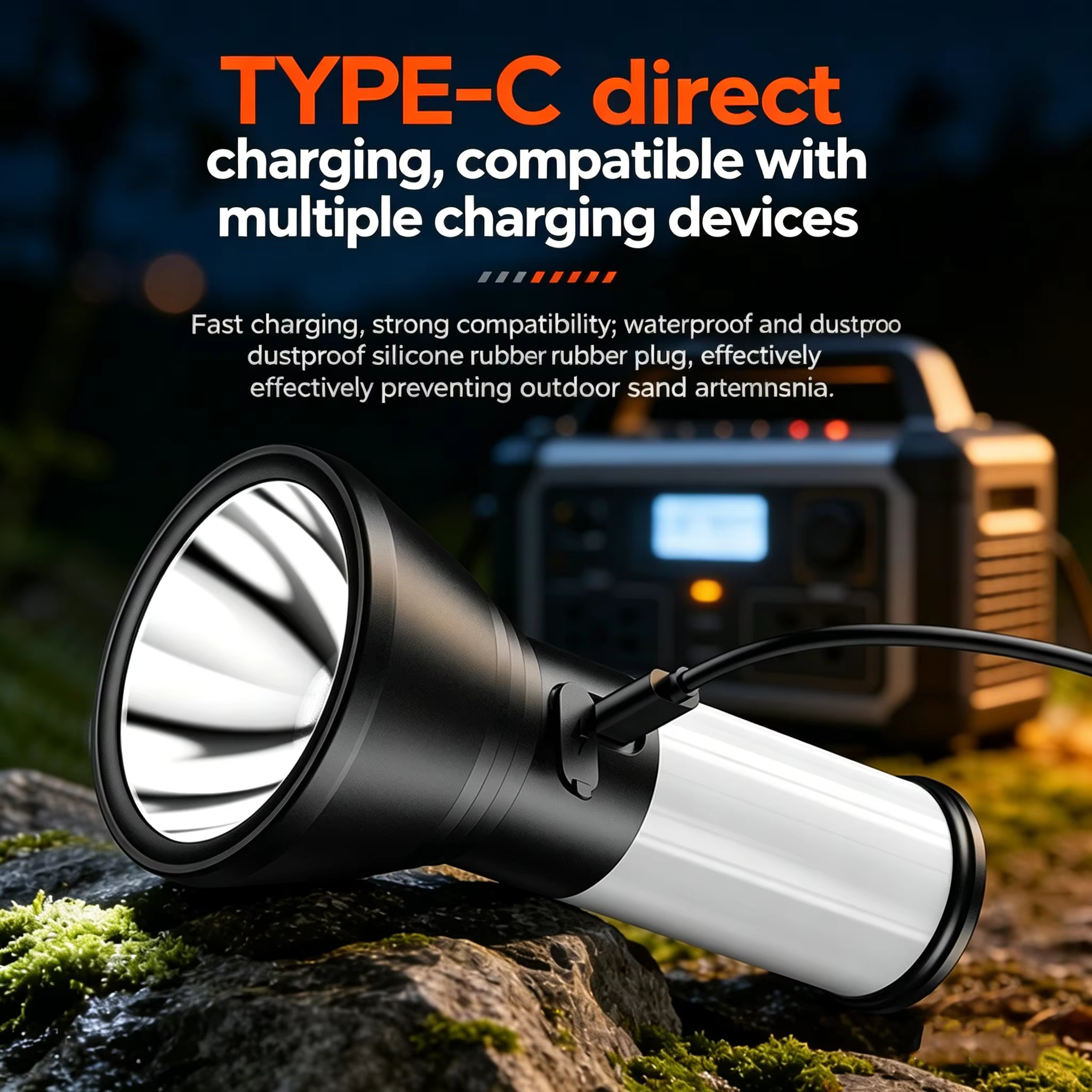 Lampe de camping Philips avec deux lumières latérales principales, éclairage à 360 degrés pour le ca