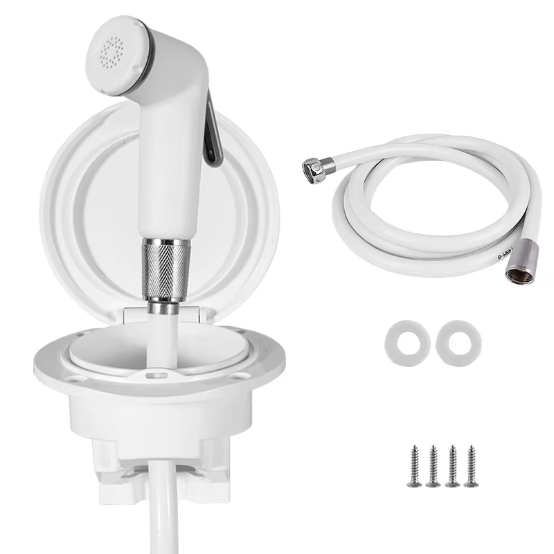 Douche de pont marine encastrée, kit de remplacement en ABS pour yacht, accessoire de montage sur po